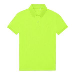 B&C Womens/Ladies My Eco Polo Shirt / Acid Lime